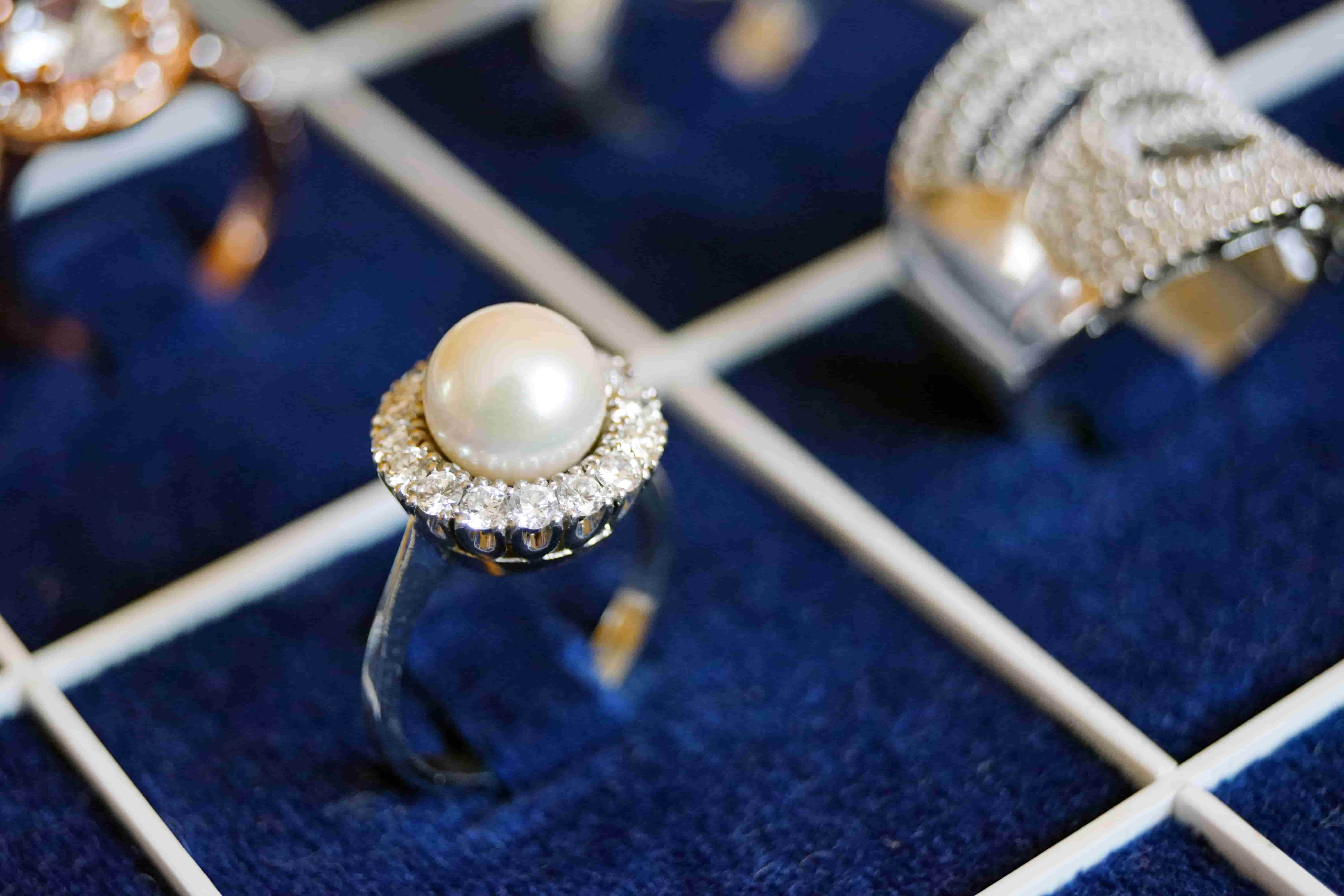 perlový prsten